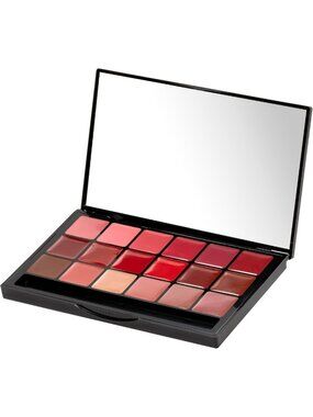 18-Color Lipstick Palette - Professional Lip Color Set for Bold Makeup Looks